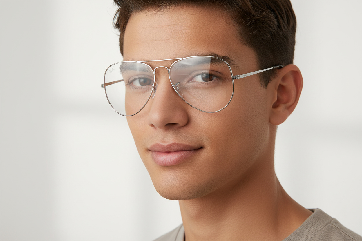 Vue de face Ray-Ban AVIATOR (RX6489 - 2501)