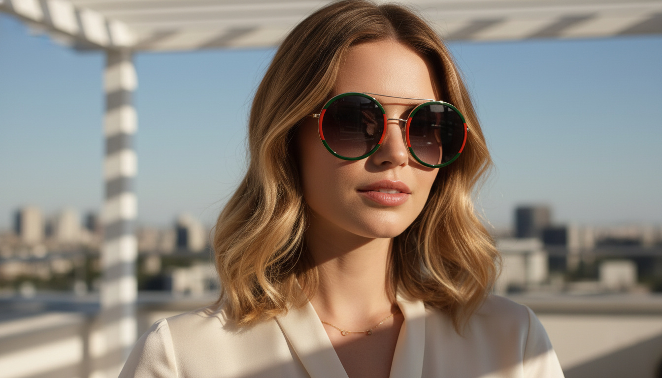 Vue de face Gucci GG0061S (003)