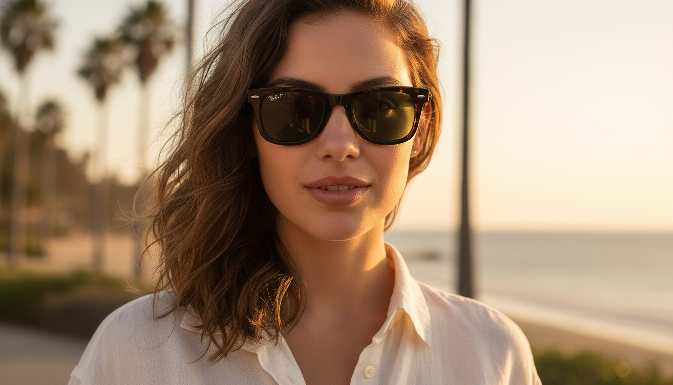 Vue de face Ray-Ban WAYFARER (RB2140 - 902/58)