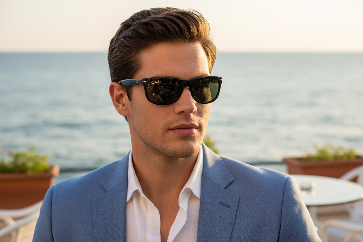 Vue de face Ray-Ban BALORAMA (RB4089 - 601/58)