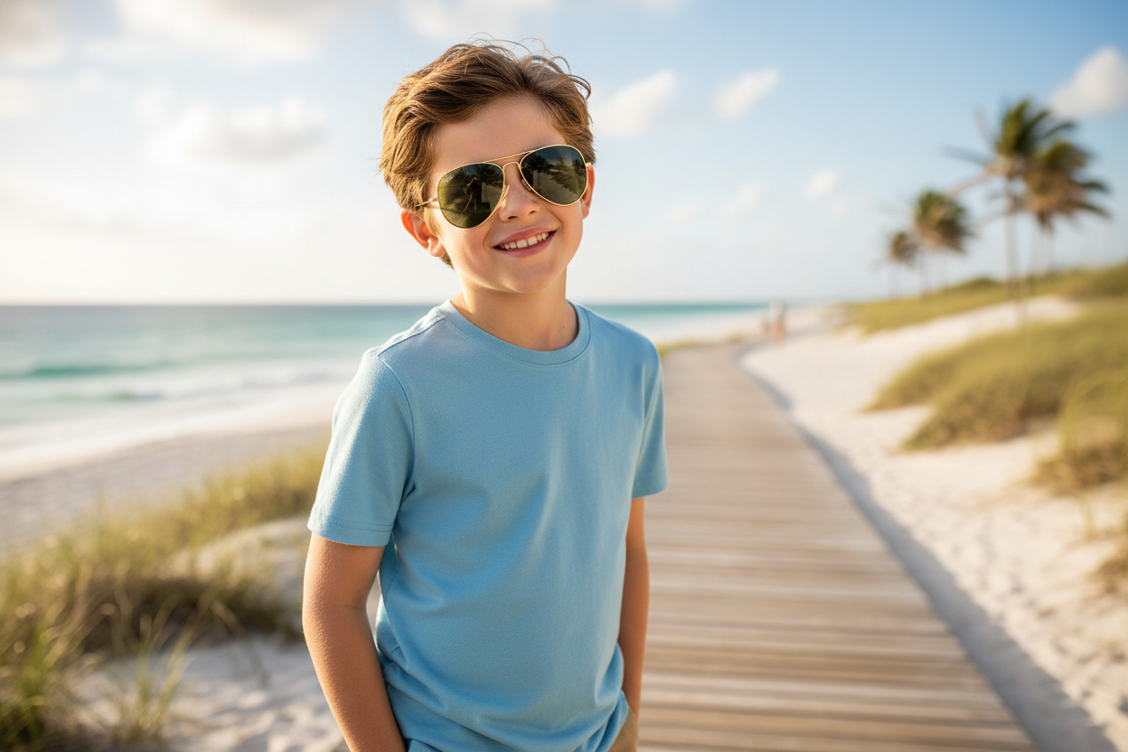 Vue de face Ray-Ban Kids JUNIOR AVIATOR (RJ9506S - 223/71)