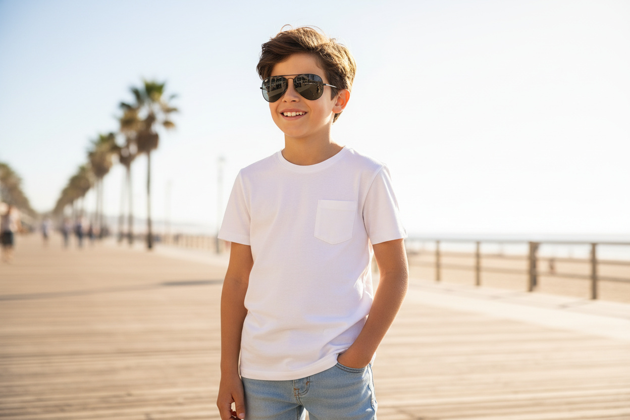 Vue de face Ray-Ban Kids JUNIOR AVIATOR (RJ9506S - 220/11)
