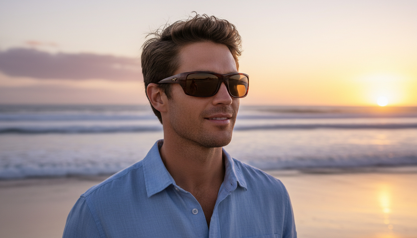 Vue de face Maui Jim Peahi (H202-10)