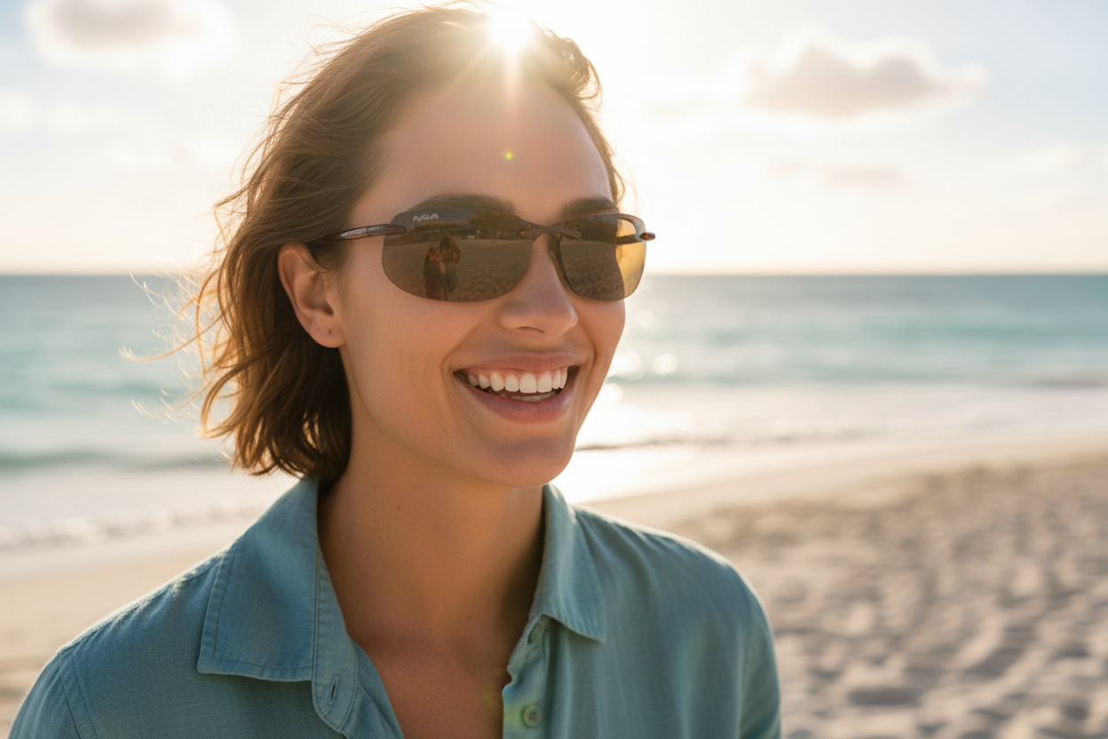 Vue de face Maui Jim Banyans (H412-10)