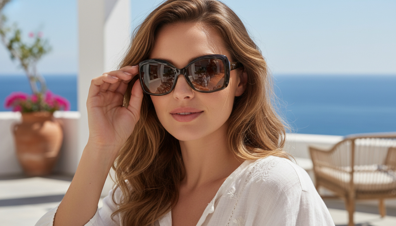Vue de face Maui Jim Orchid (H735-10P)