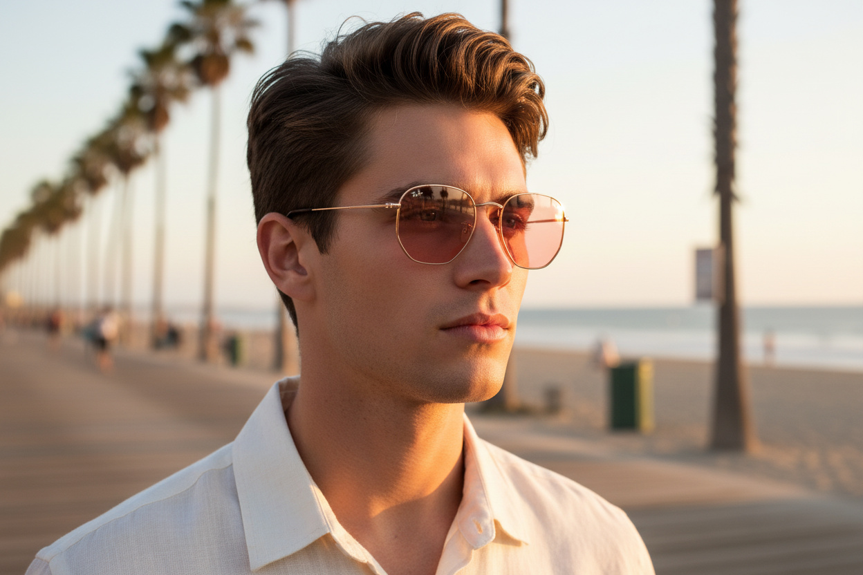 Vue de face Ray-Ban HEXAGONAL (RB3548N - 91310X)