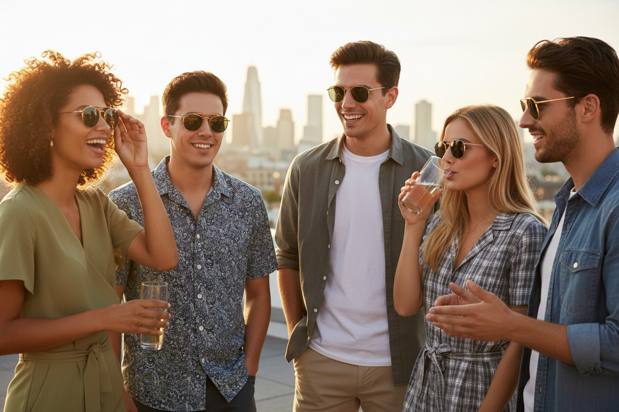 Vue de face Ray-Ban RB3647N (91233M)
