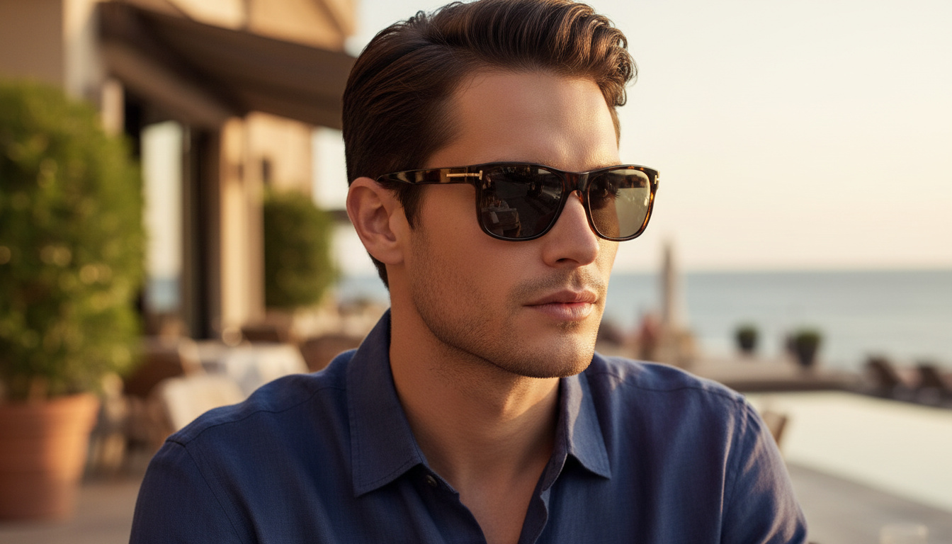 Vue de face Tom Ford GIULIO (FT0698 - 52D)