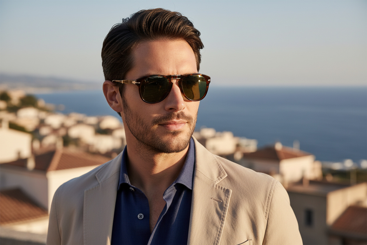 Vue de face Persol FOLDING (PO0714 - 24/31)