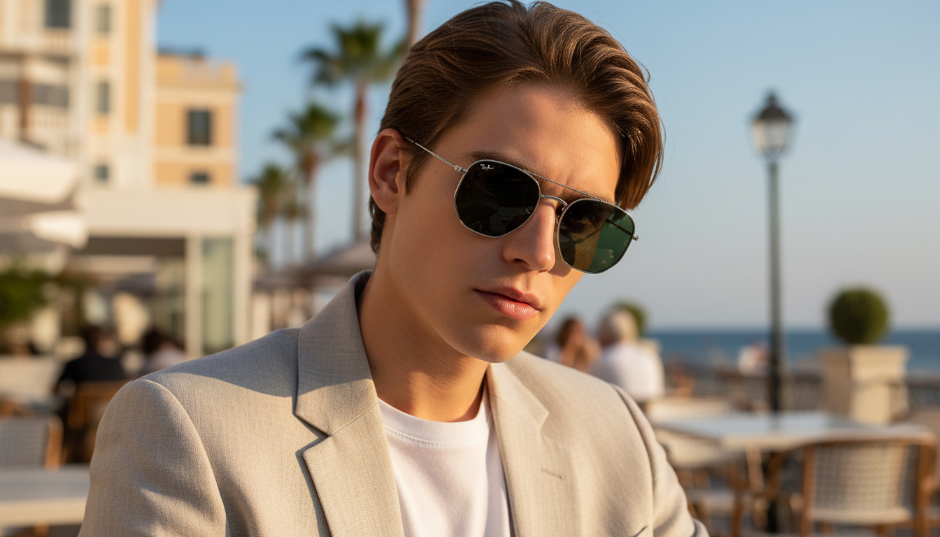 Vue de face Ray-Ban HEXAGONAL (RB3548N - 004/71)