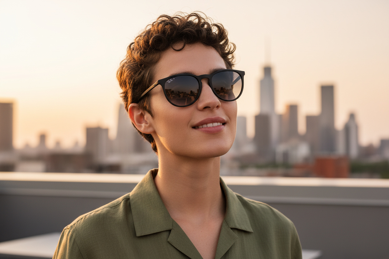 Vue de face Ray-Ban ERIKA (RB4171 - 622/T3)