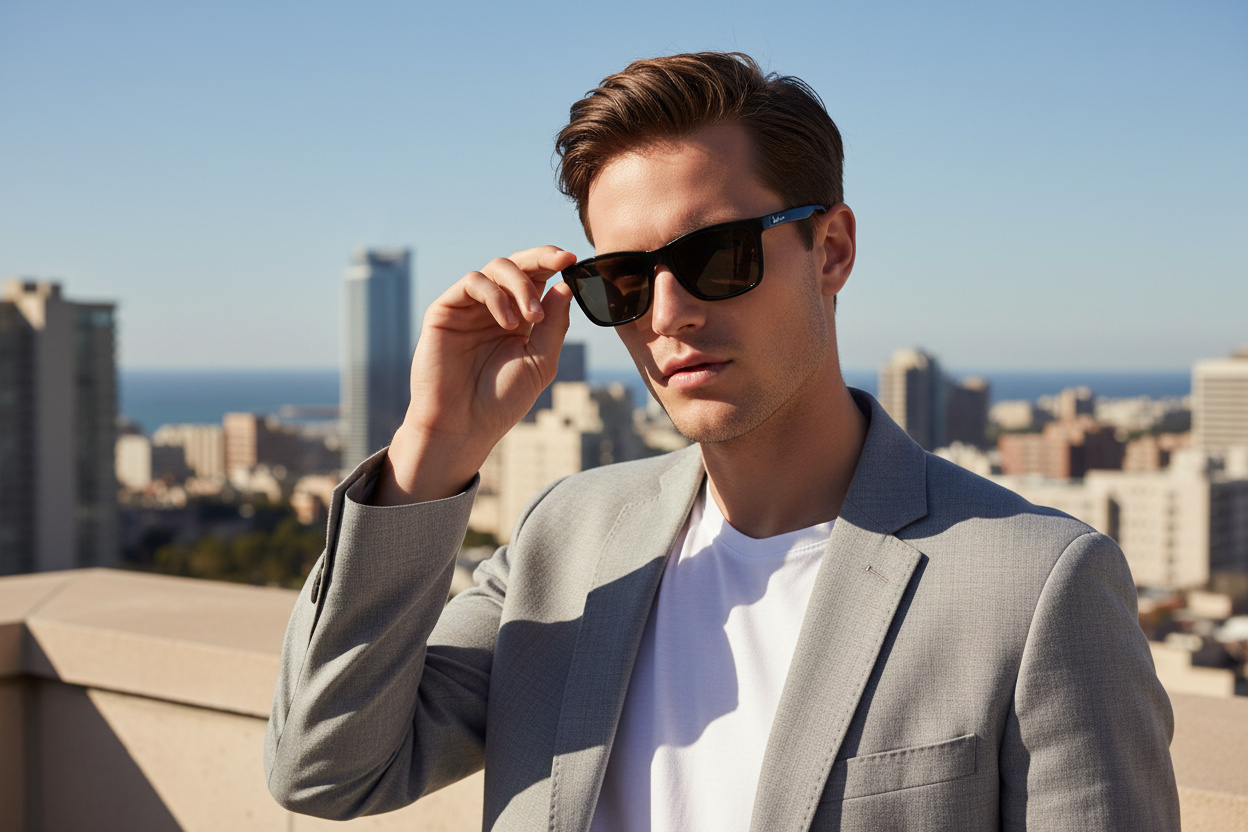Vue de face Saint Laurent SL 318 (001)
