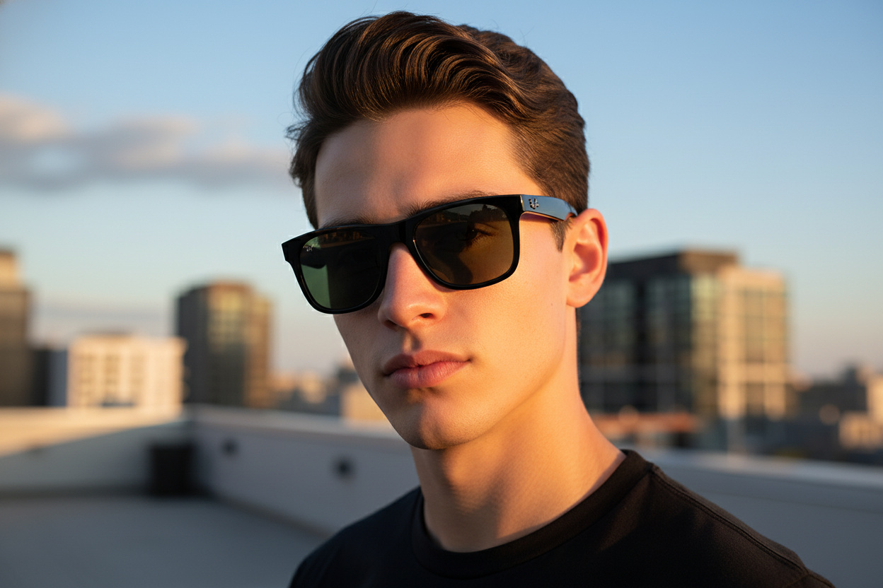 Vue de face Ray-Ban Kids JUNIOR JUSTIN (RJ9069S - 100/71)