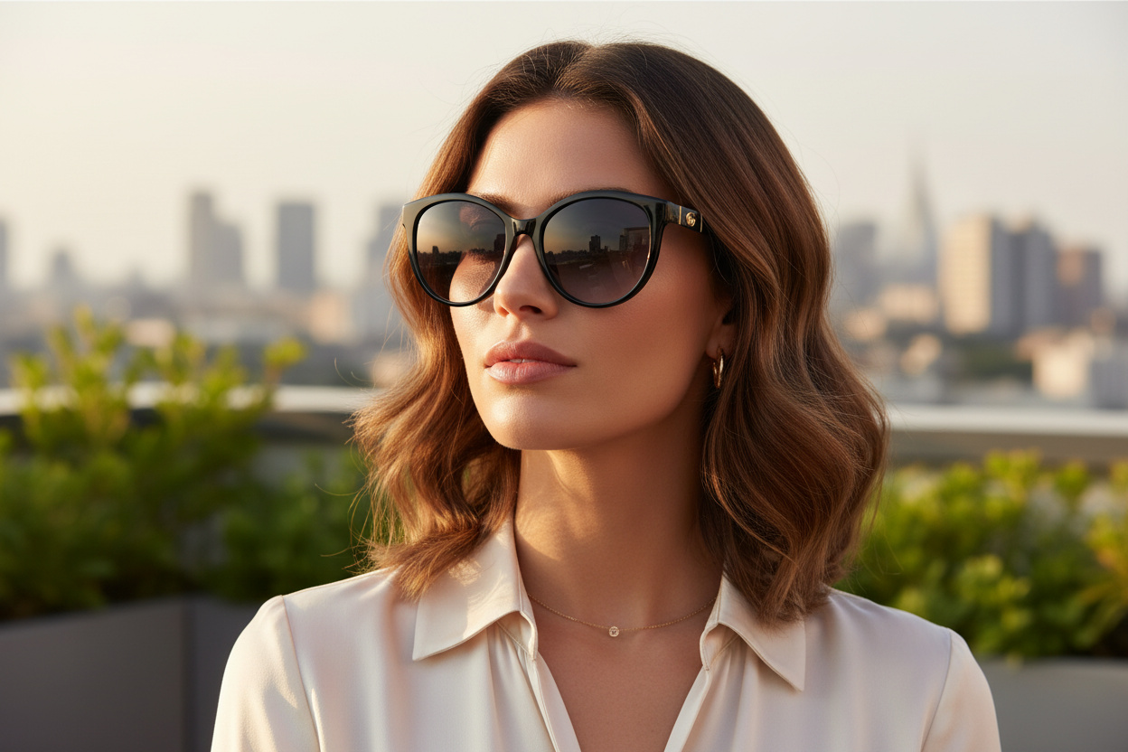 Vue de face Gucci GG0636SK (001)