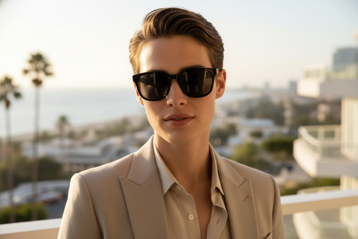 Vue de face Gucci GG0637SK (001)