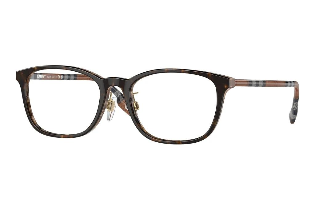 Burberry   BE2371D 4102 Top Dark Havana/Check Brown