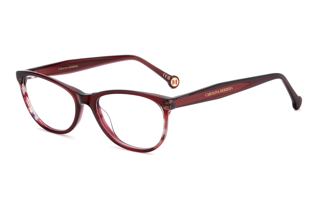 Carolina Herrera   HER 0393 LHF BURGUNDY 2