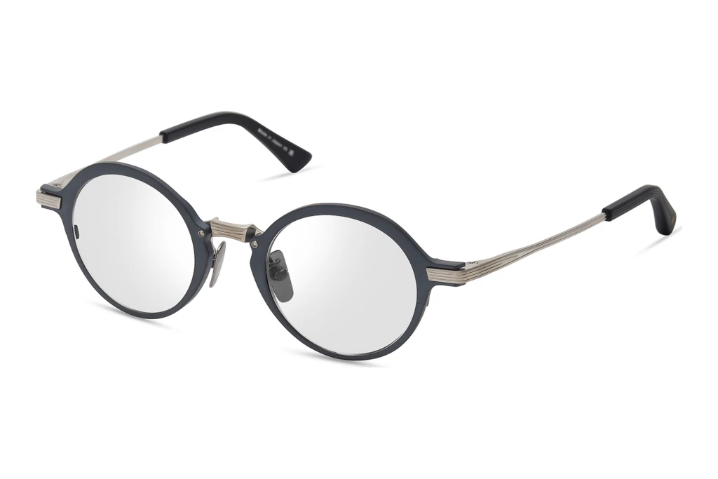 DITA   DTX-185 04A MATTE DARK NAVY - BRUSHED SILVER