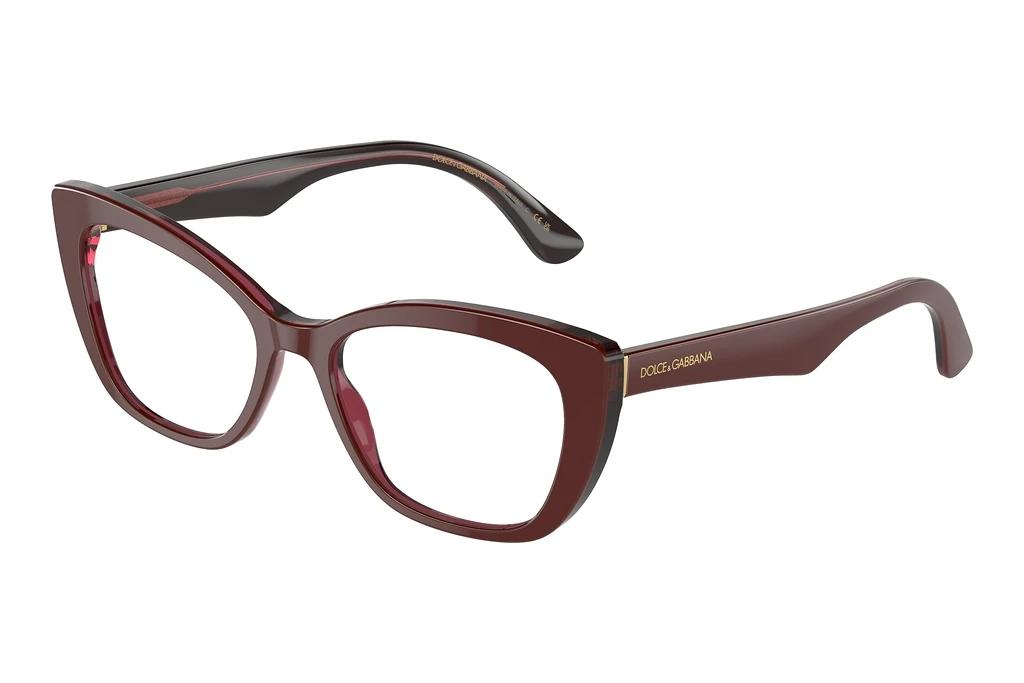 Dolce & Gabbana   DG3360 3247 Bordeaux/Transparent Bordeaux