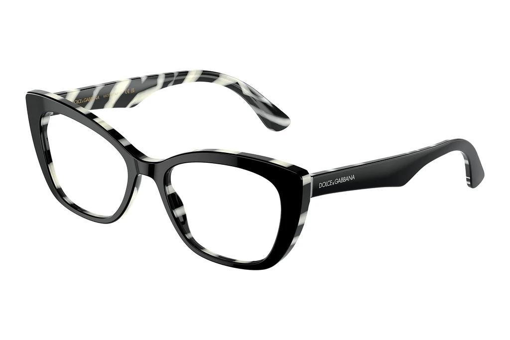 Dolce & Gabbana   DG3360 3372 Top Black On Zebra