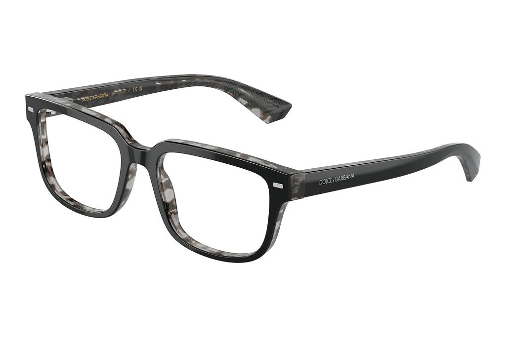 Dolce & Gabbana   DG3380 3403 Black On Grey Havana