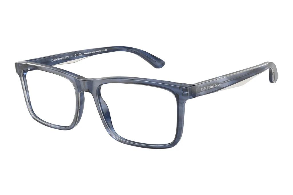 Emporio Armani   EA3227 6054 Shiny Blue/Top Smoke