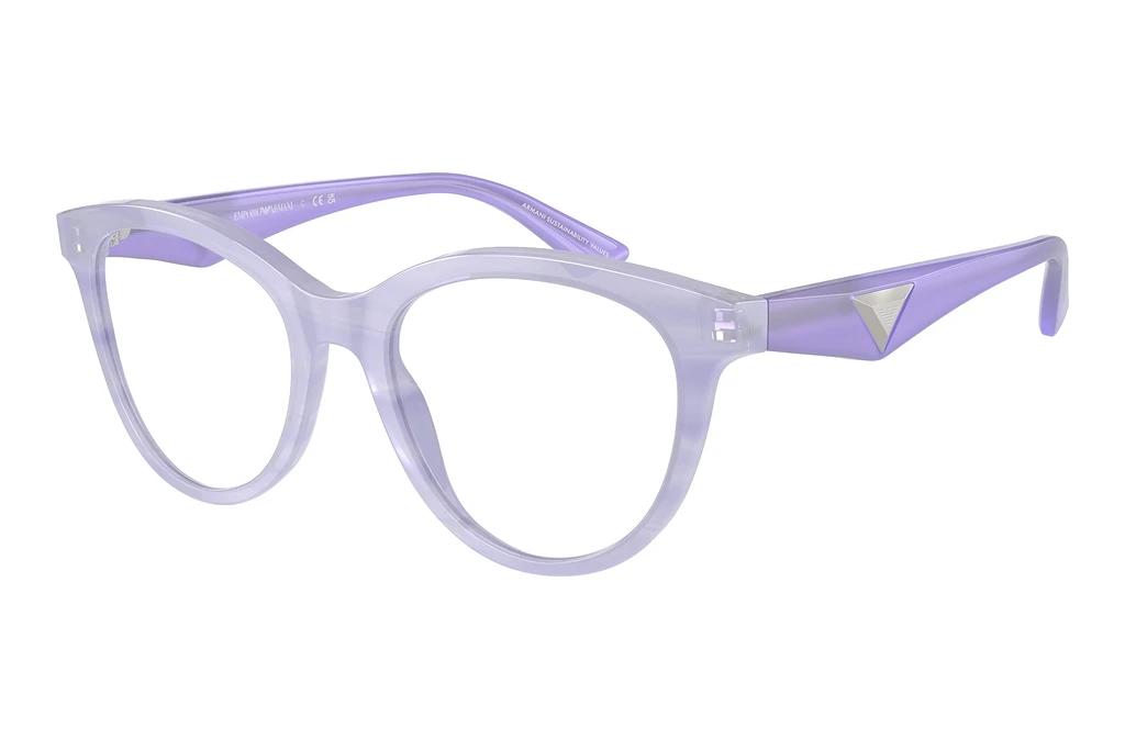Emporio Armani   EA3236 6113 Shiny Striped Lilac