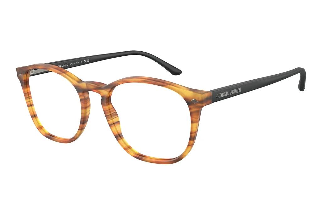 Giorgio Armani   AR7074 5562 Matte Striped Light Brown