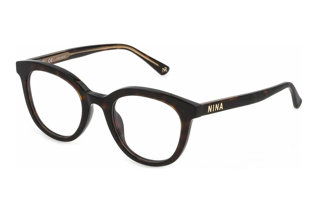 Nina Ricci   VNR253 0722 SHINY DARK HAVANA