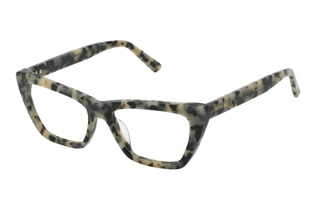 Nina Ricci   VNR363 0D7B SHINY WHITE/BLACK TORTOISE