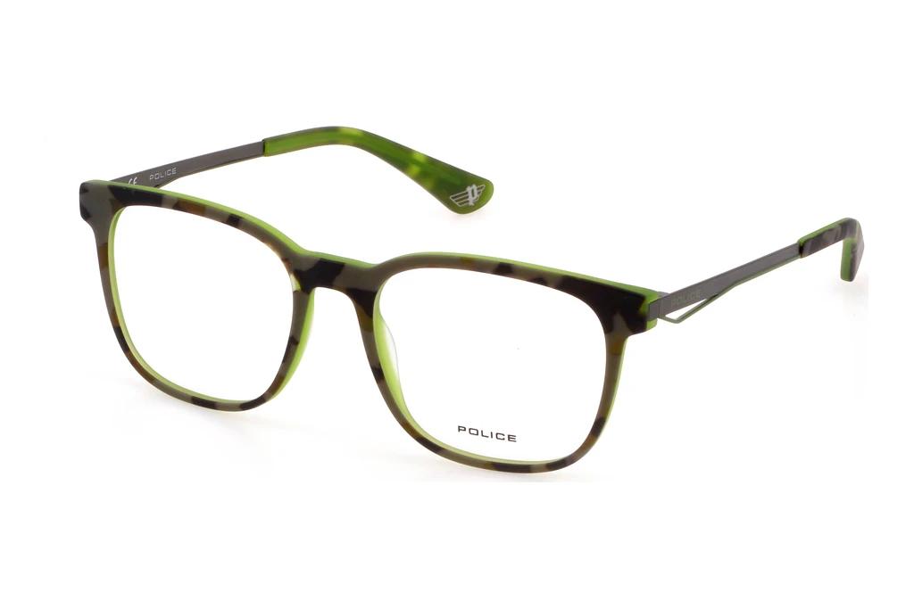 Police   VK103 7NVM MATT HAVANA TOP+OPAL GREEN