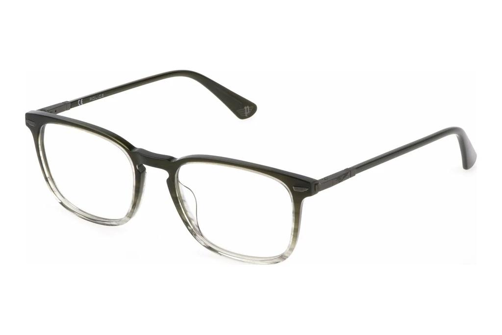 Police   VPLF81 07NG SHINY GREY GRAD.GREEN