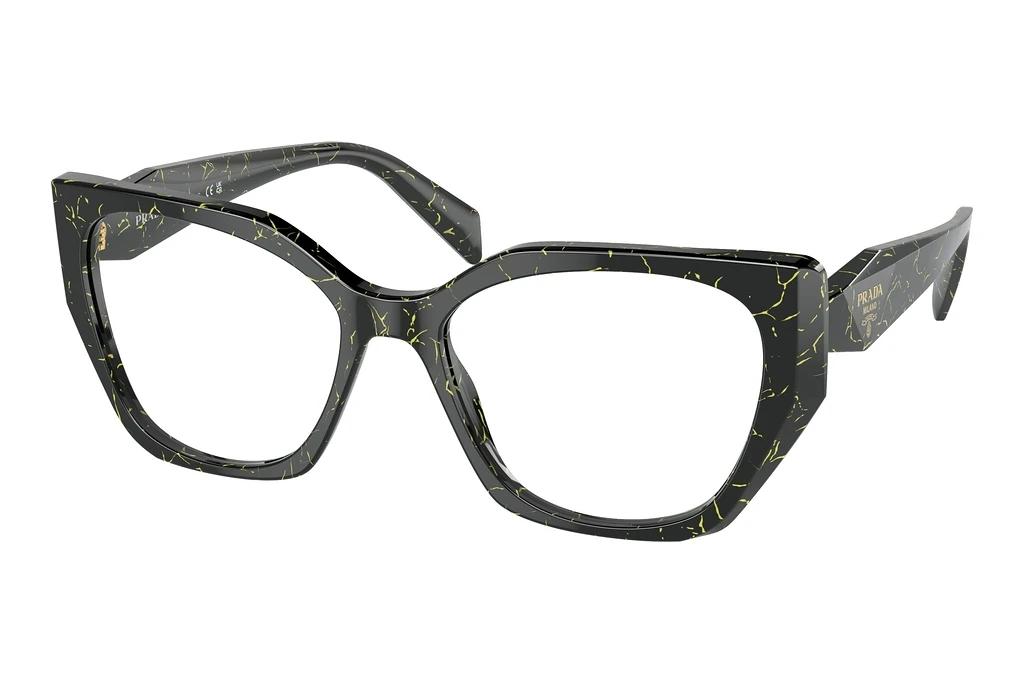 Prada   PR 18WV 19D1O1 Black/Yellow Marble