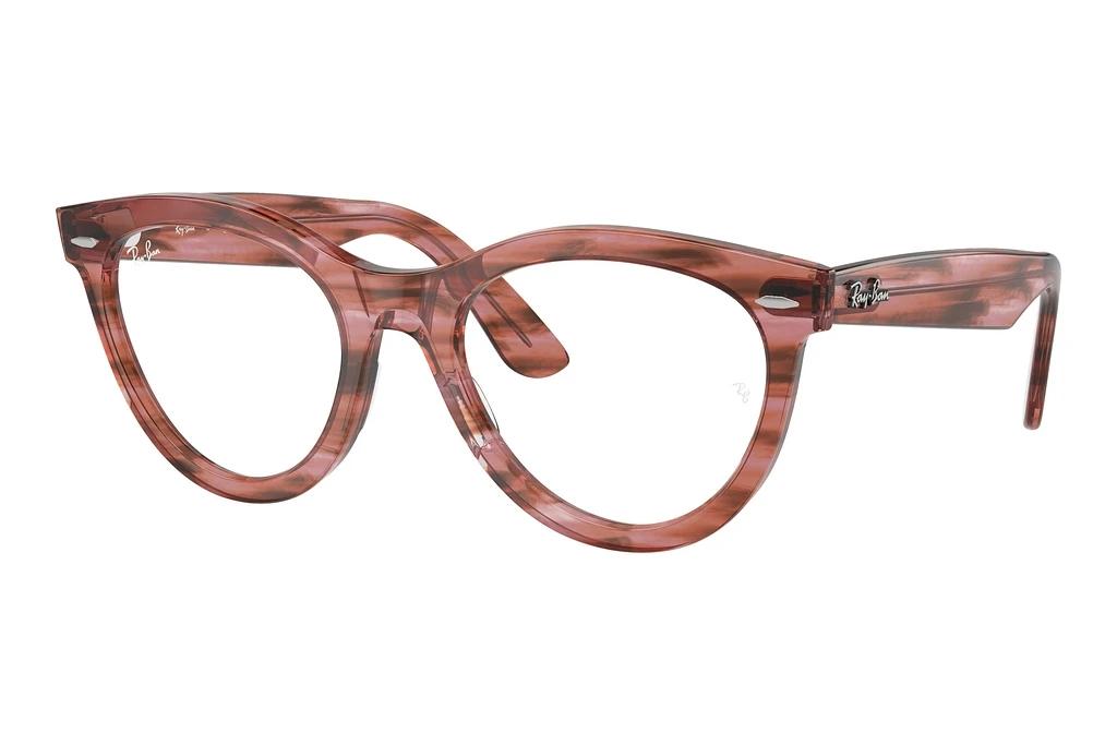 Ray-Ban   RX2241V 8363 Striped Transparent Pink
