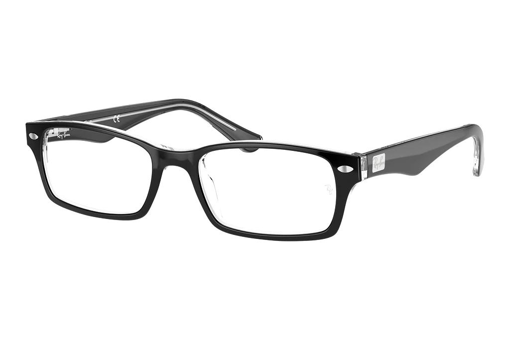 Ray-Ban   RX5206 2034 Black On Transparent