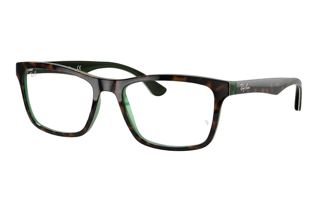 Ray-Ban   RX5279 5974 Havana On Transparent Green