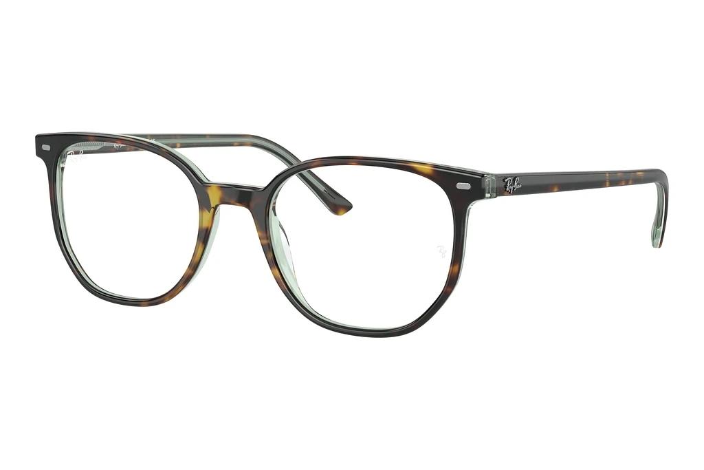 Ray-Ban   RX5397 8249 Havana On Transparent Green