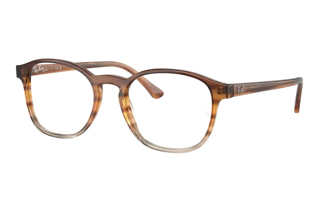 Ray-Ban   RX5417 8253 Striped Brown & Yellow