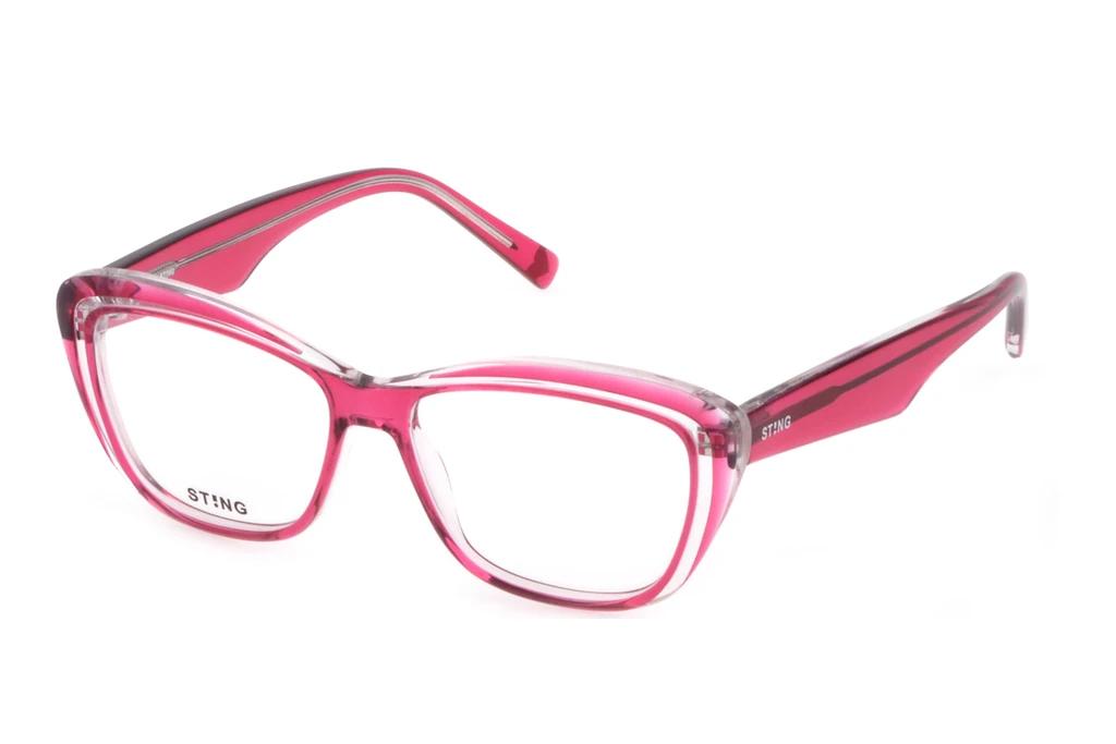 Sting   VSJ697 07N4 SHINY PINK TOP+CRYSTAL