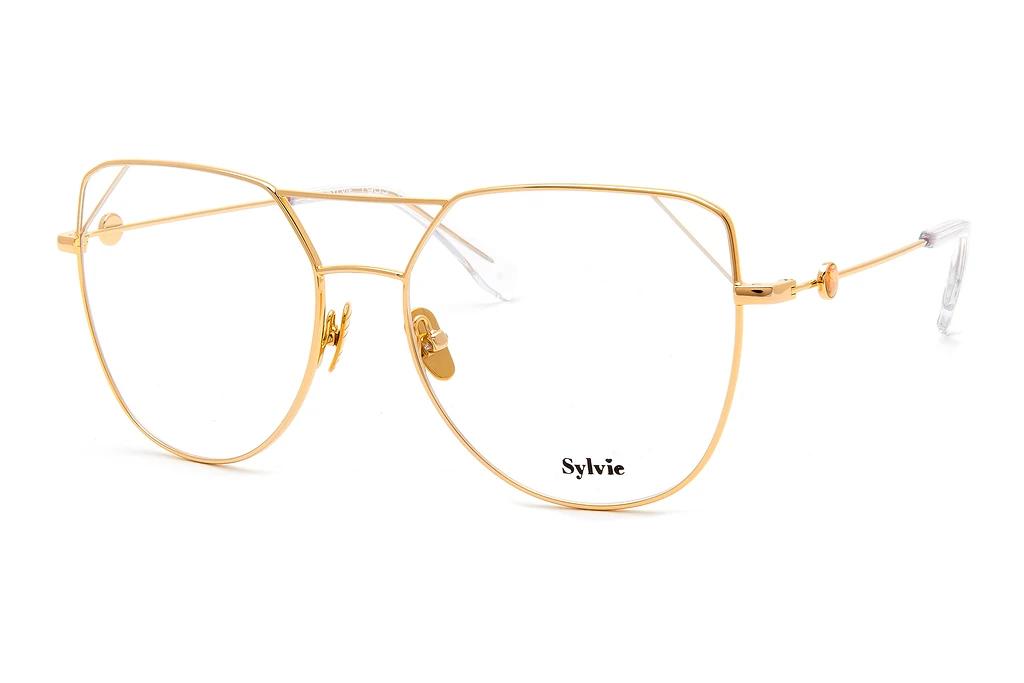 Sylvie Optics   1903 01 gold-clear