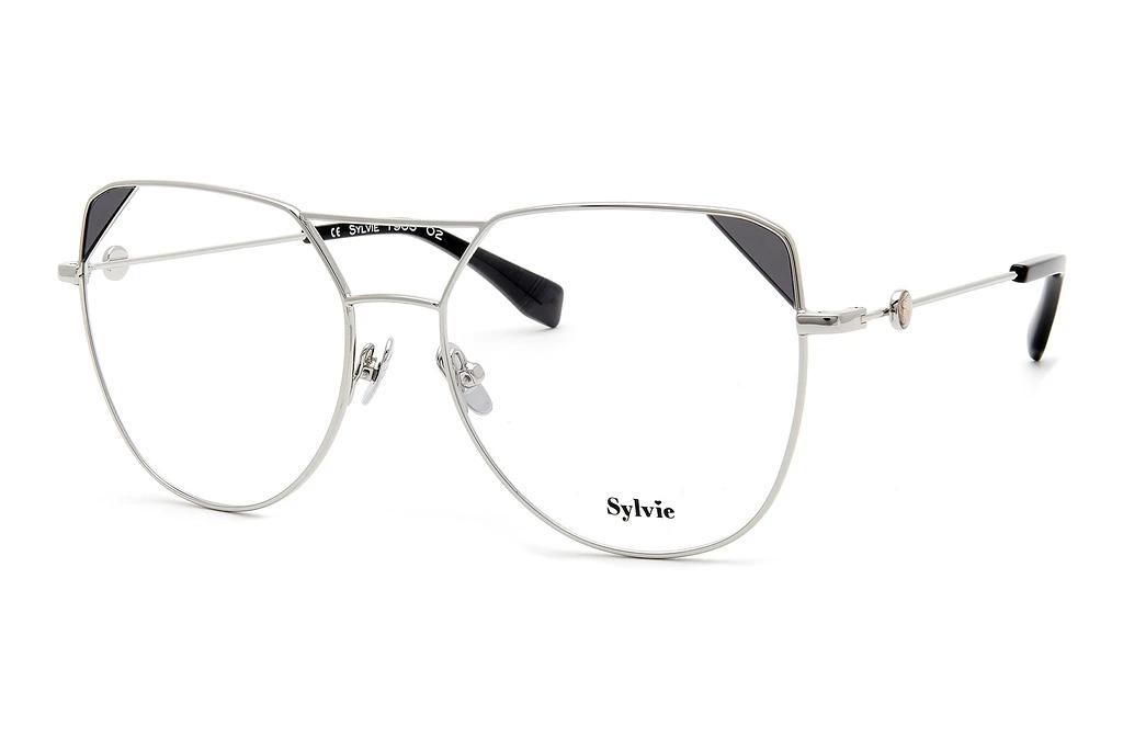 Sylvie Optics   1903 02 silver-black