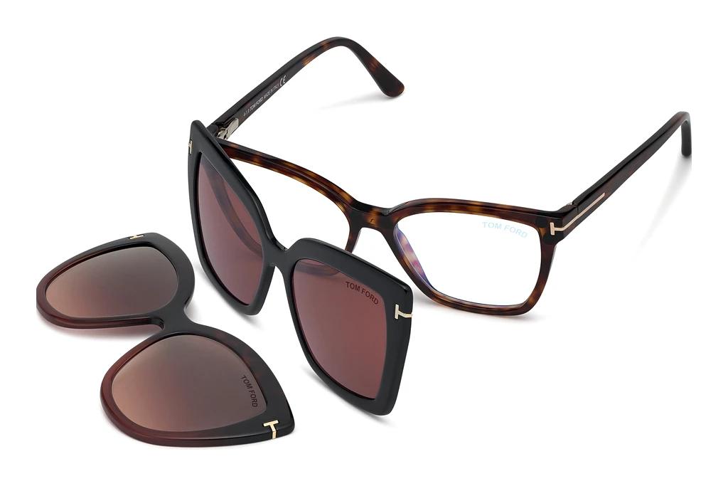 Tom Ford   FT5641-B 054 Dunkel Havanna