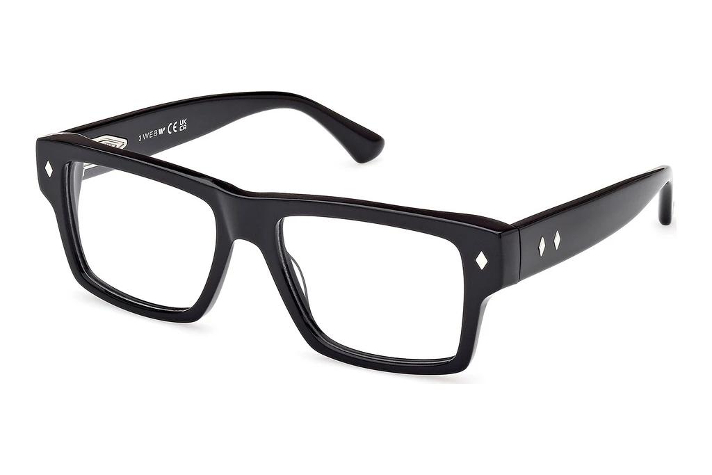 Web Eyewear   WE5415 001 Glänzend Schwarz
