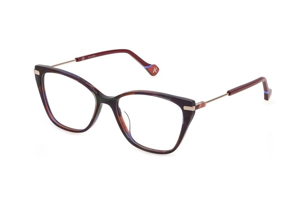 YALEA   VYA024 0P60 SHINY STRIPED VIOLET/RED
