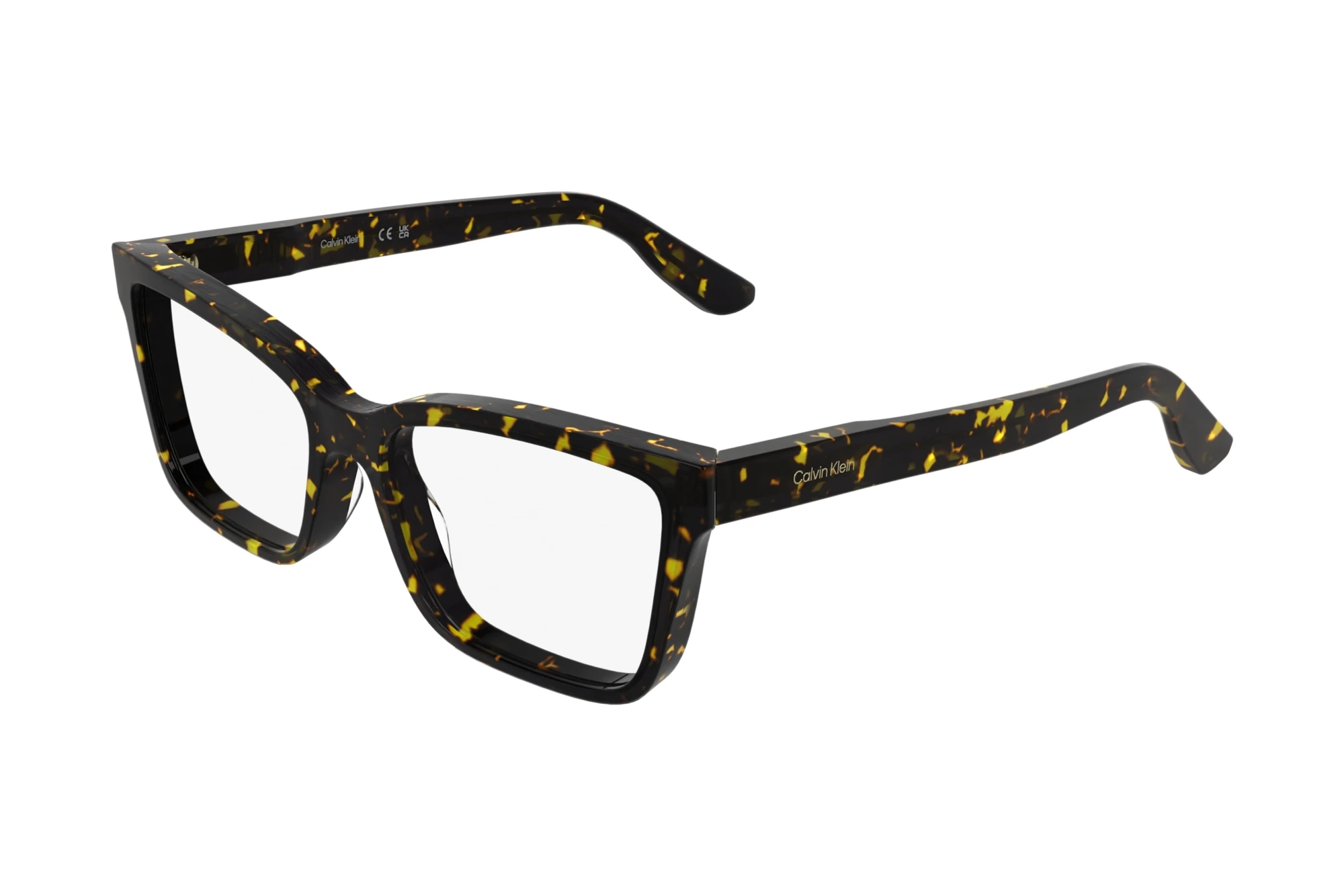 Calvin Klein   CK25543 242 BROWN YELLOW HAVANA