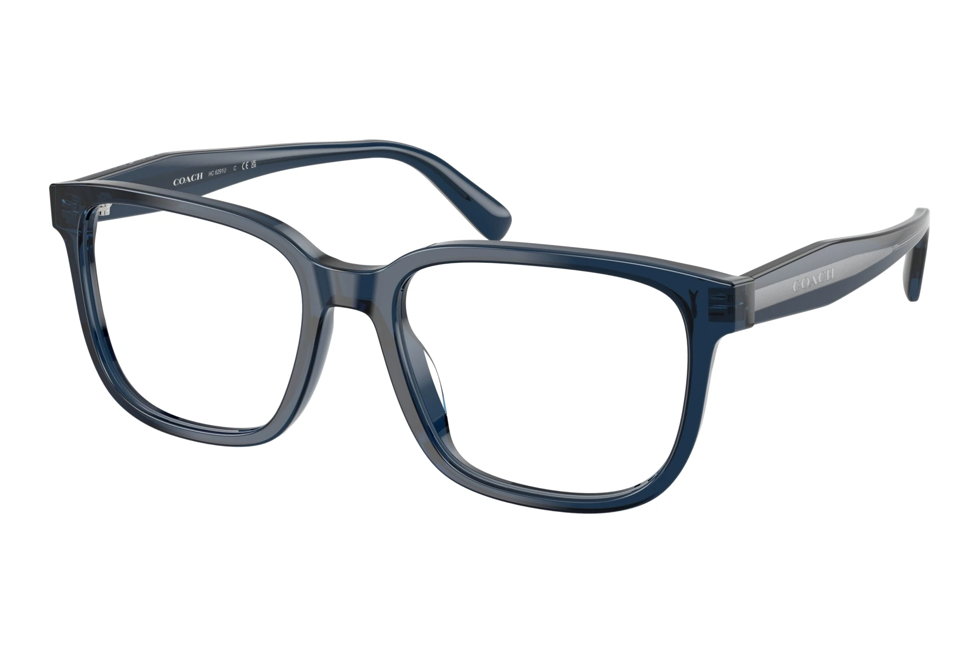 Coach   HC6291U 5757 Transparent Dark Blue