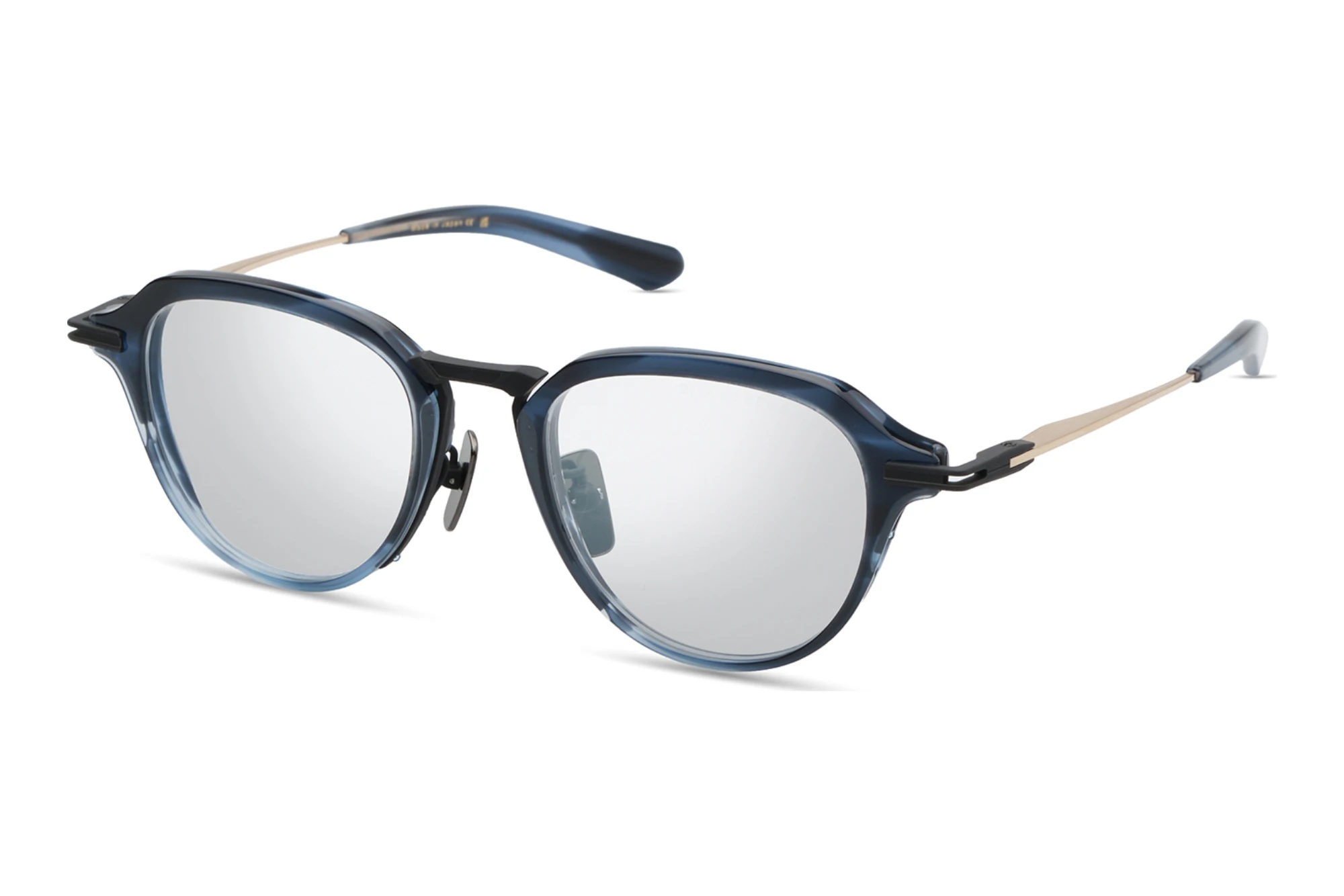 DITA   DTX-447 03A INDIGO SWIRL - MATTE BLACK - WHITE GOLD