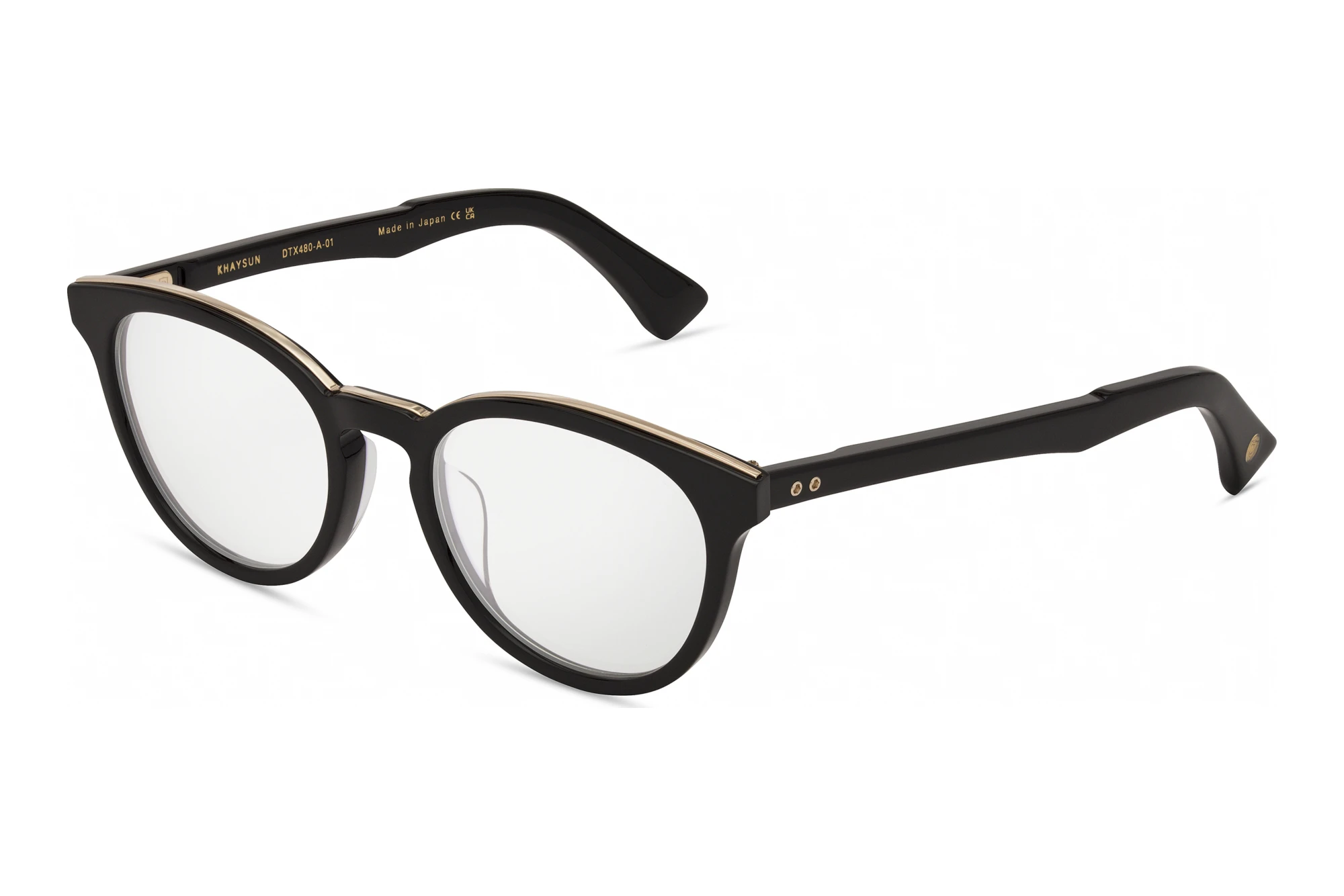 DITA   DTX-480 01A BLACK - WHITE GOLD