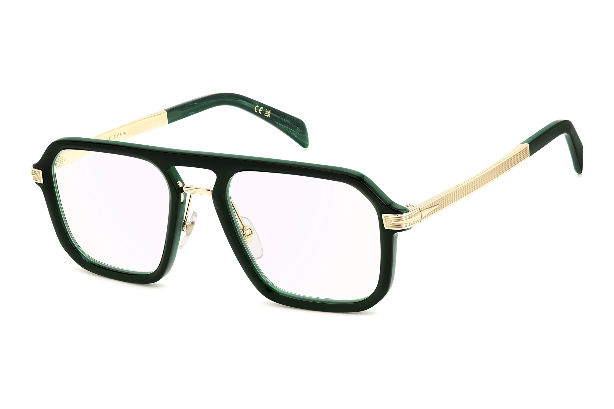 David Beckham   DB 7142 GC1 GREEN MARBLE GOLD