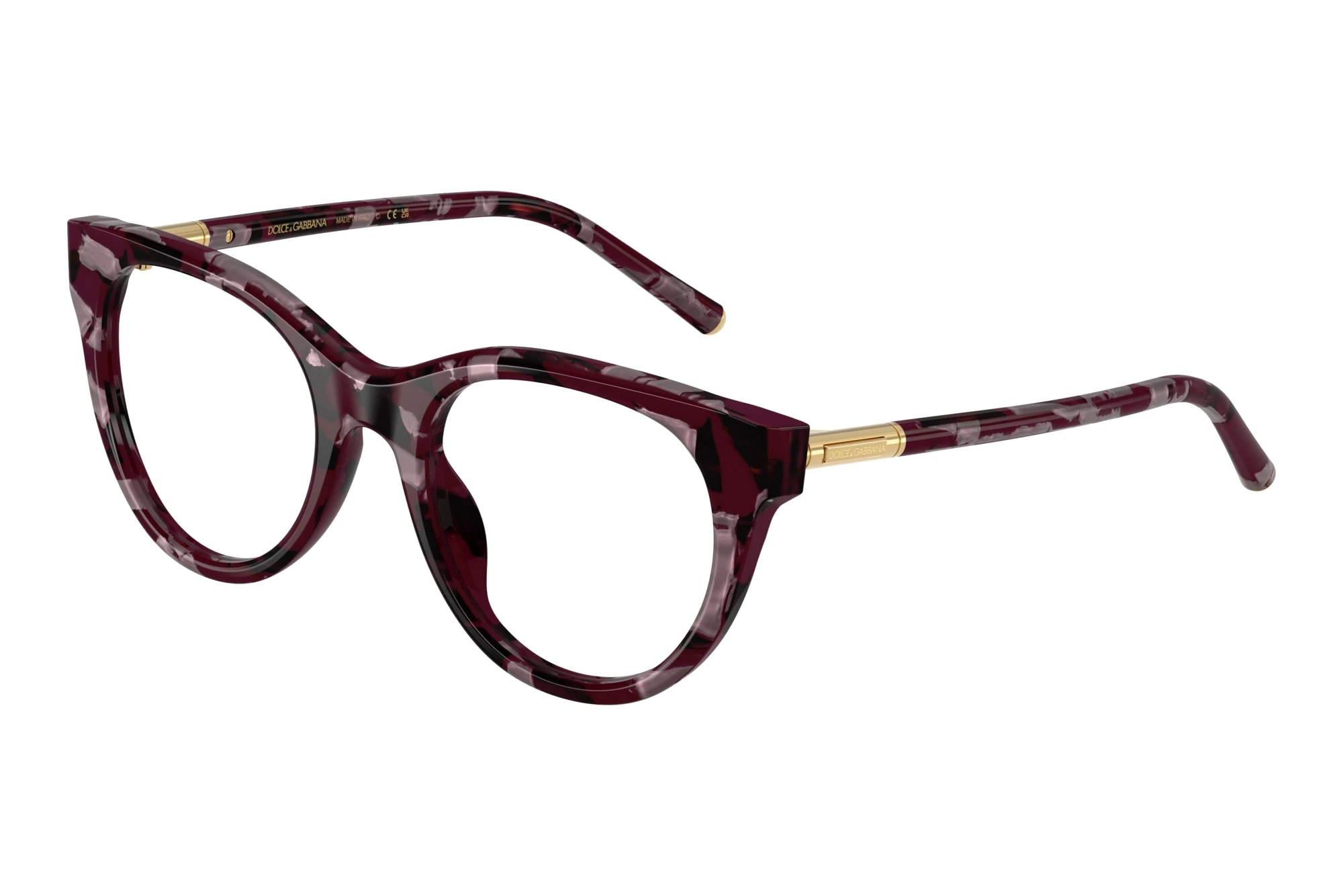 Dolce & Gabbana   DG3433 3464 Pearl Havana Purple